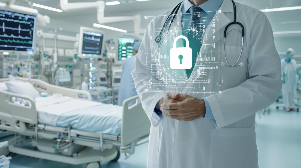données patients sécurisées dans un cabinet médical